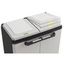 Voir la diapositive 5 : Keter Keter Armoire de recyclage Split Basic Gris et noir 85 cm