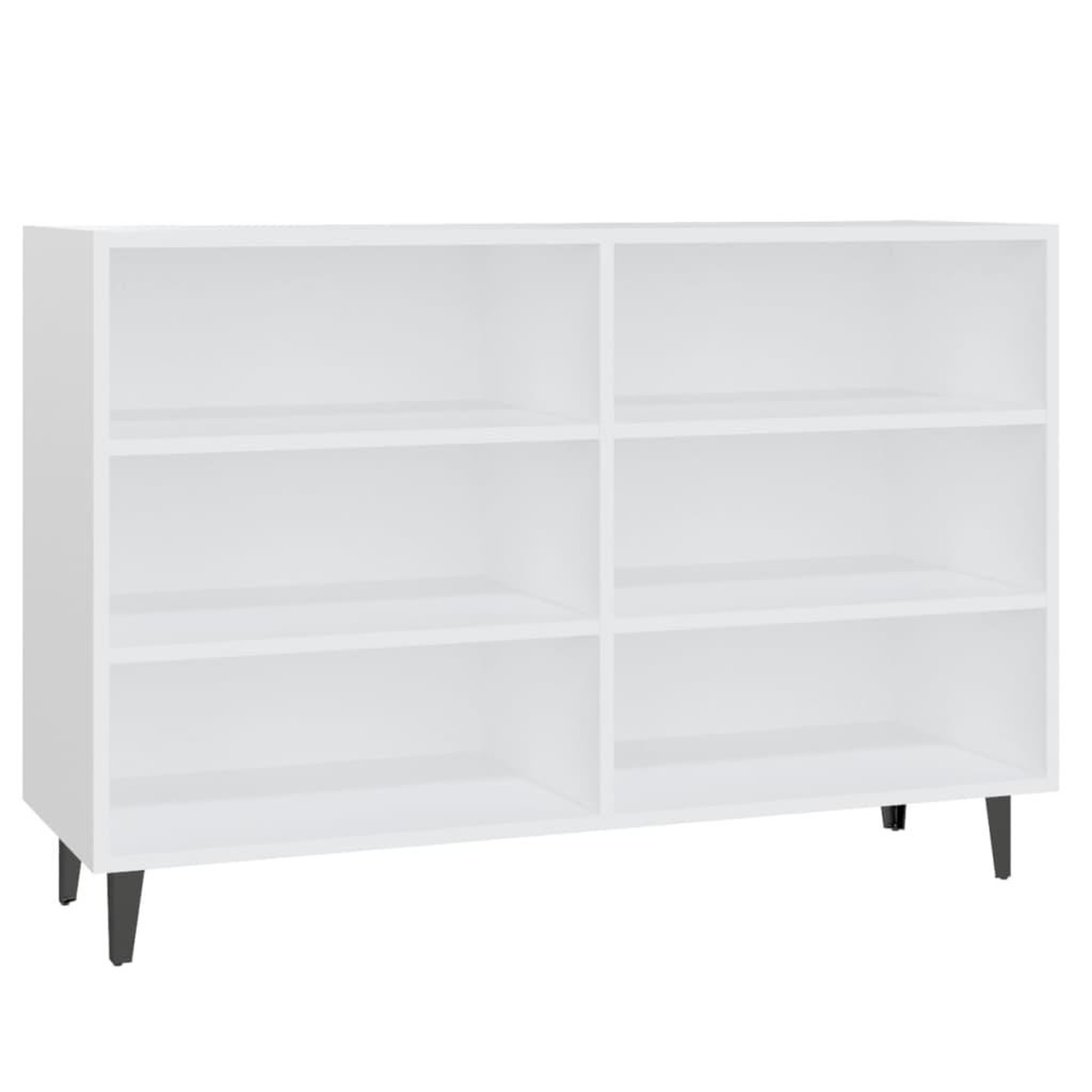 Voir la diapositive 2 : VIDAXL Buffet blanc 103,5x35x70 cm bois d'ingenierie