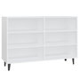 Voir la diapositive 2 : VIDAXL Buffet blanc 103,5x35x70 cm bois d'ingenierie