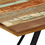Voir la diapositive 5 : VIDAXL Table a manger 140x80x76 cm Bois de recuperation massif