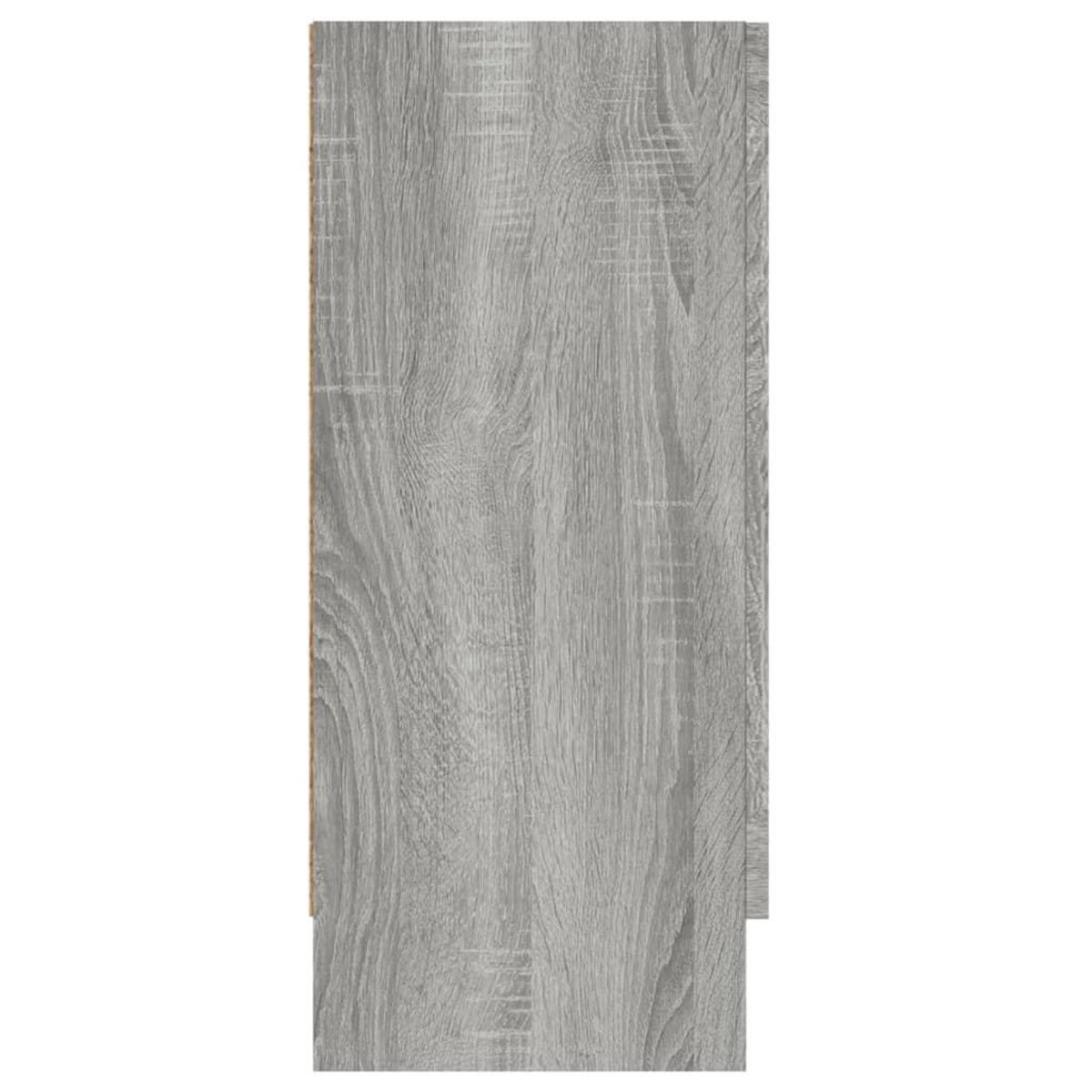 VIDAXL Buffet Sonoma gris 120x30,5x70 cm Bois d'ingenierie