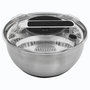 Voir la diapositive 1 : SECRET DE GOURMET Essoreuse à salade en inox - 3,5 L - Argent