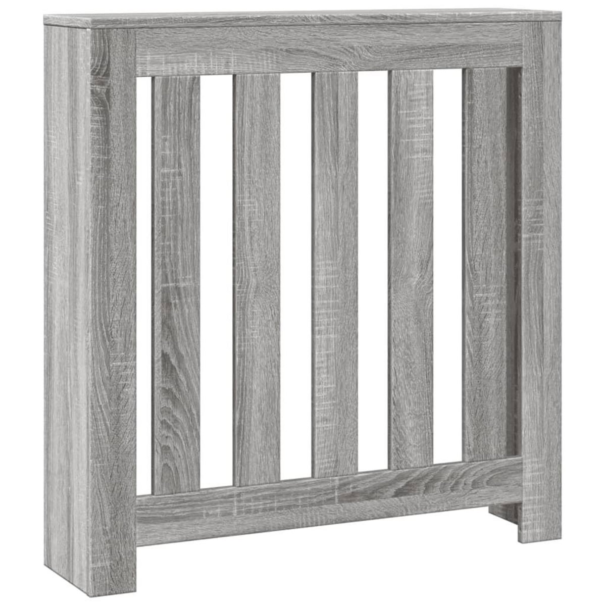 VIDAXL Cache-radiateur sonoma gris 78x20x82 cm bois d'ingenierie