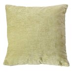 Paris Prix Coussin Déco en Velours  Velvet  40x40cm Vert Tilleul