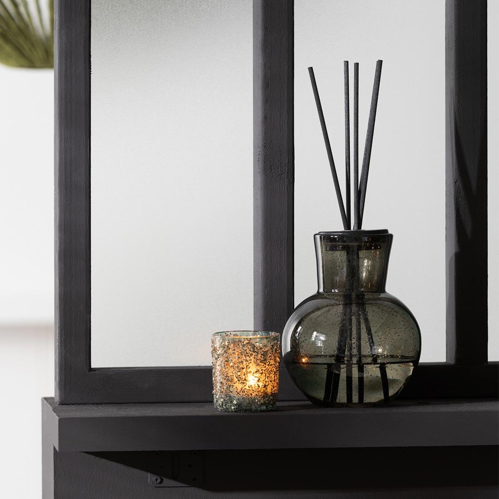 Voir la diapositive 3 : J-LINE Diffuseur de parfum avec couvercle  li-ly  500ml incense vert