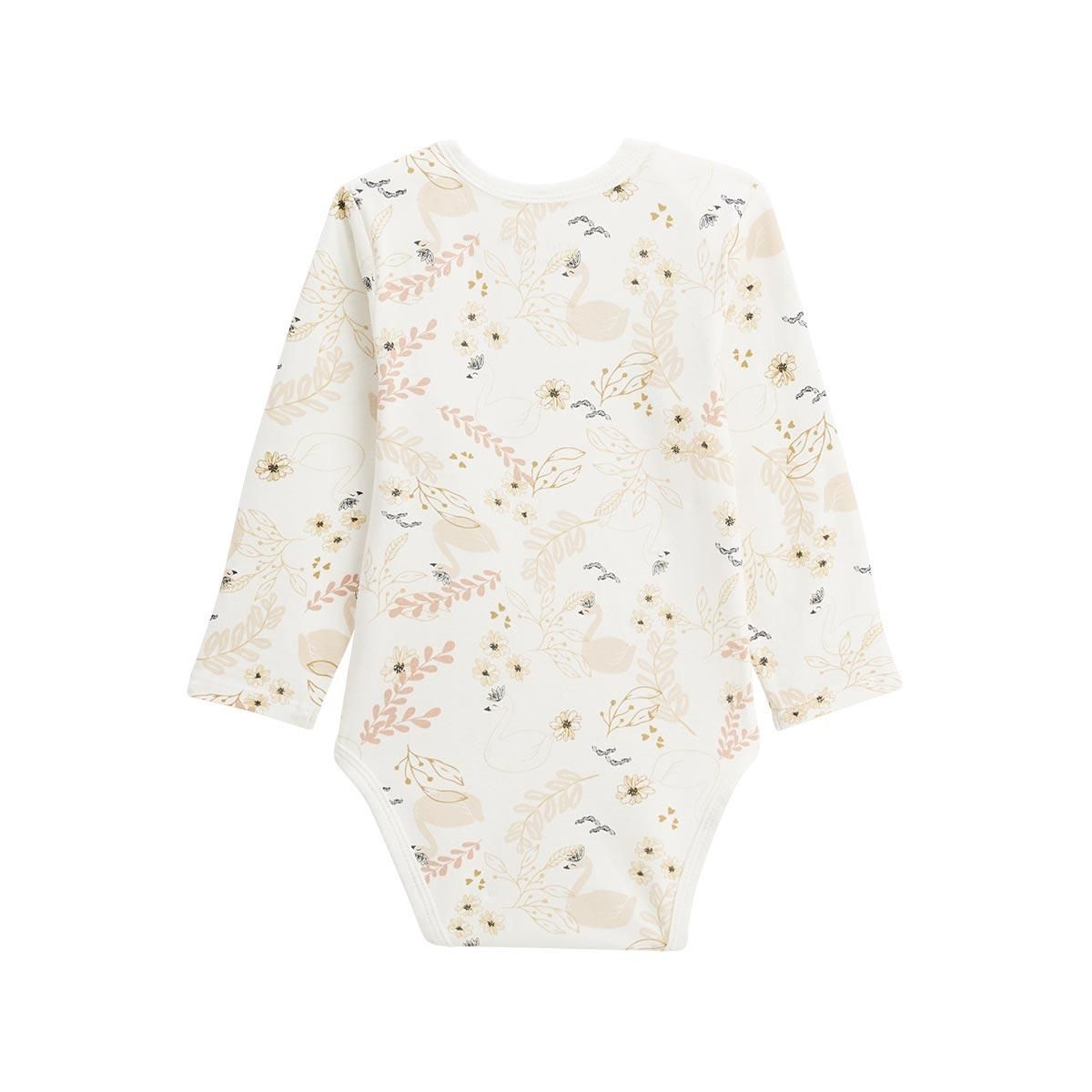 Petit Béguin Lot de 3 bodies bébé manches longues Misty