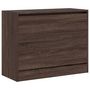Voir la diapositive 4 : VIDAXL Armoire a chaussures chene marron 80x34x63 cm bois ingenierie