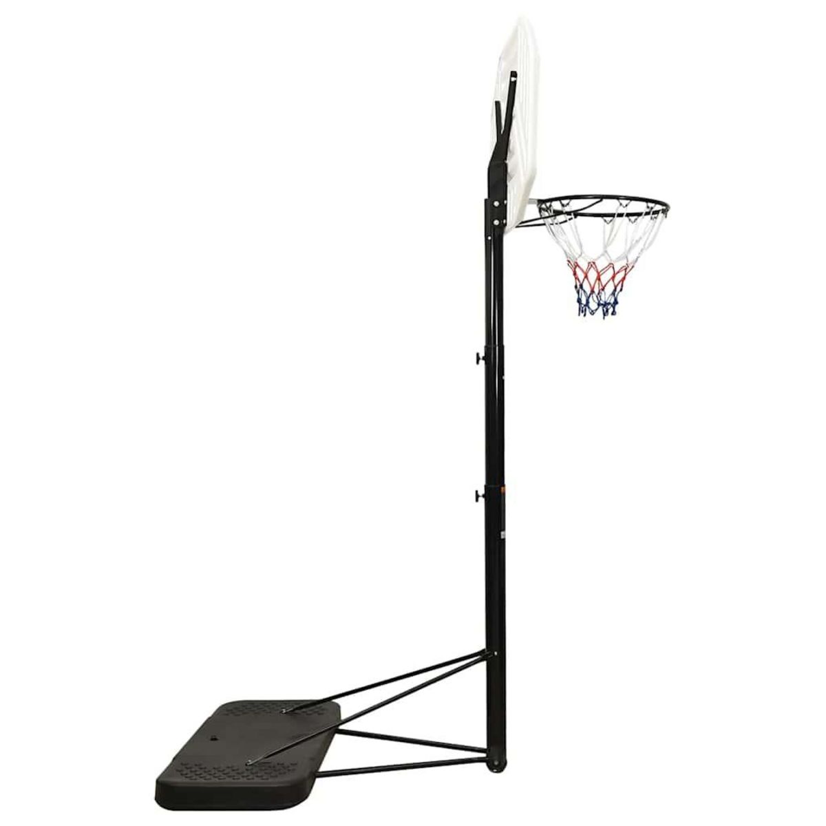 VIDAXL Support de basket-ball Blanc 258-363 cm Polyethylene
