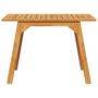 Voir la diapositive 4 : VIDAXL Table a manger de jardin 110x56x75 cm bois massif d'acacia