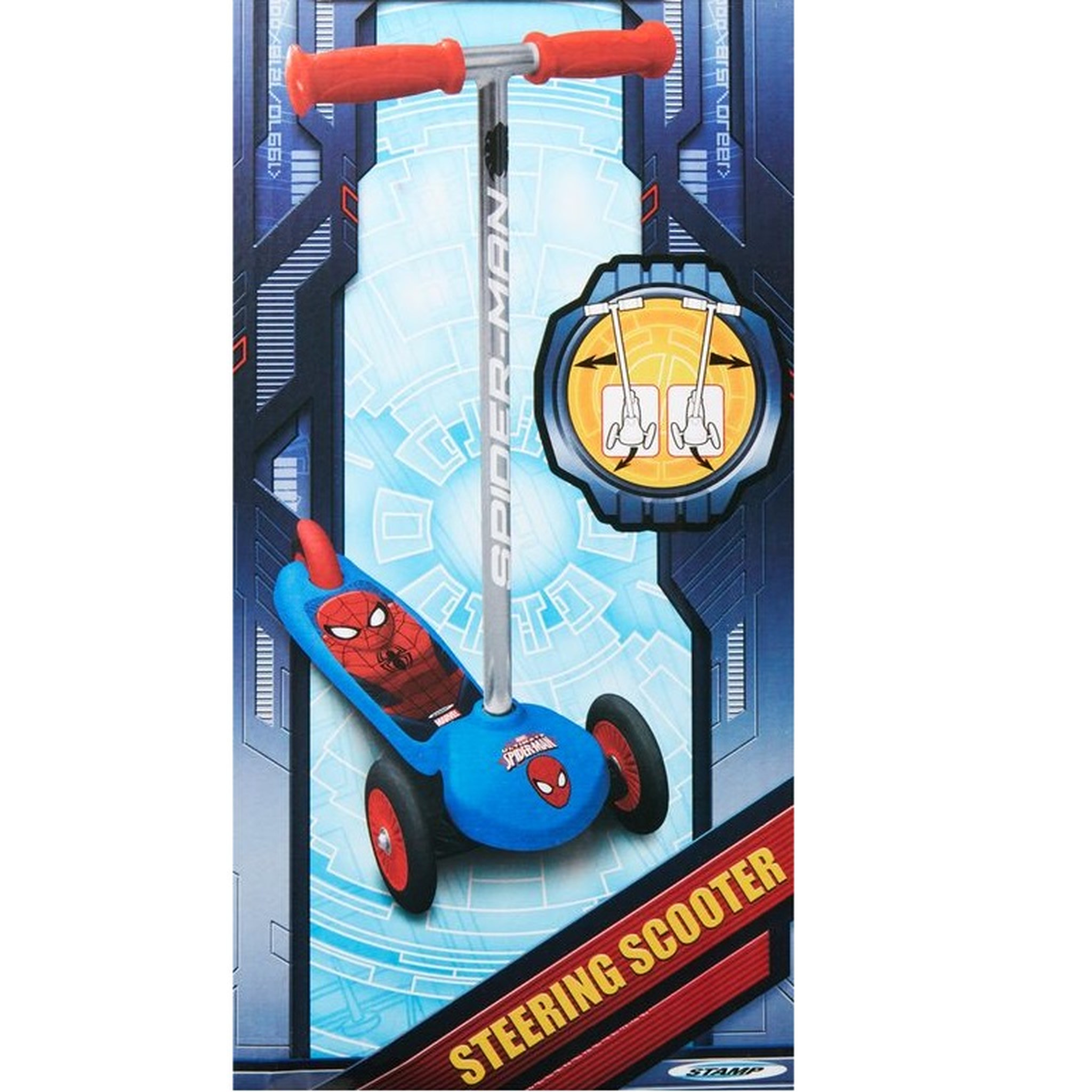 Voir la diapositive 4 : SPIDERMAN Trottinette 3 roues "Steering" - Spiderman