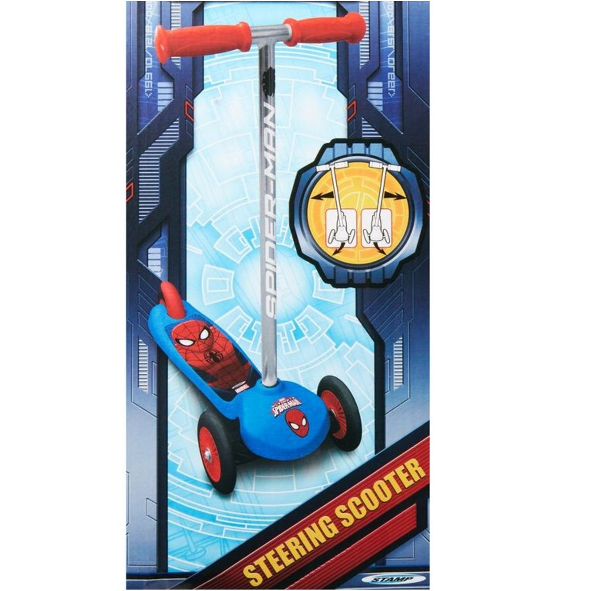 SPIDERMAN Trottinette 3 roues "Steering" - Spiderman