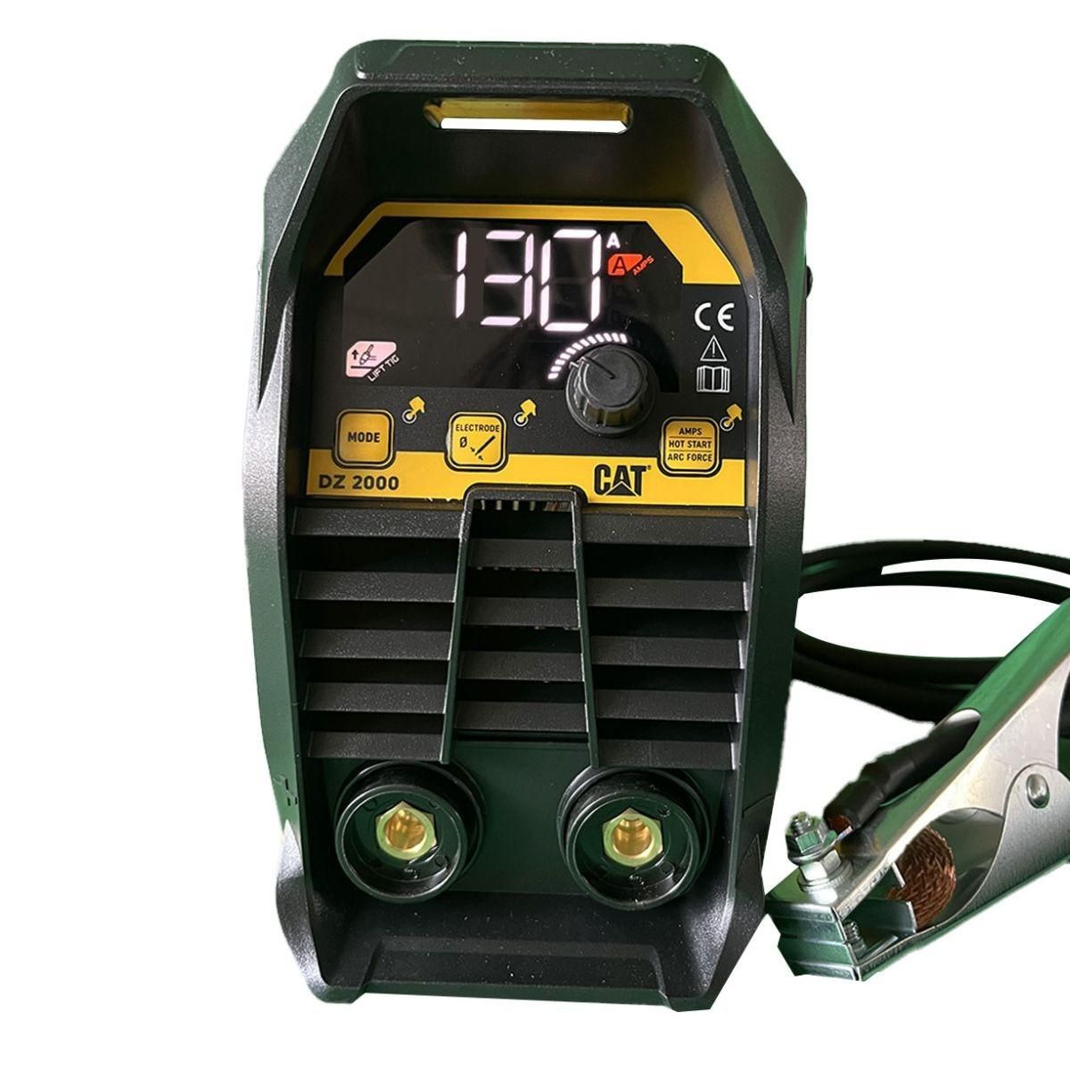 CAT Poste à souder Inverter MMA 130A Ecran Numérique Electrodes Ø 1.6 - 3.2mm Acier Inox Fonte Réglage automatique intelligent CAT