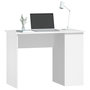 Voir la diapositive 3 : VIDAXL Bureau Blanc 100x55x75 cm Bois d'ingenierie