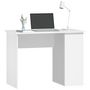 Voir la diapositive 3 : VIDAXL Bureau Blanc 100x55x75 cm Bois d'ingenierie
