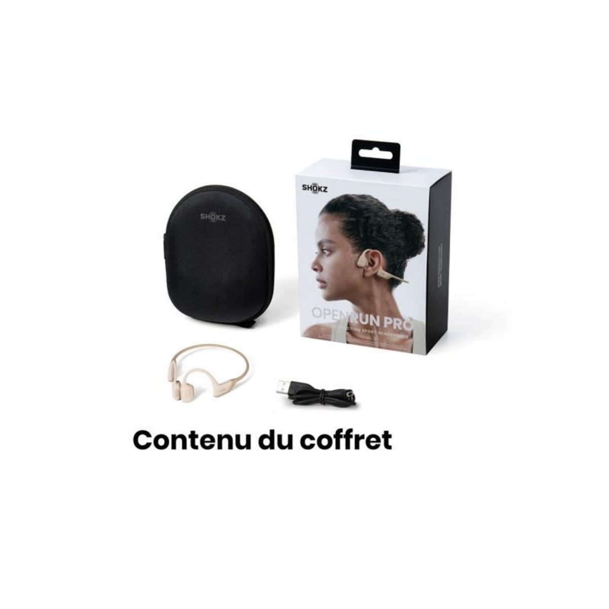 SHOKZ Casque audio Shokz OPENRUN PRO BEIGE