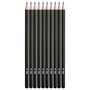 Voir la diapositive 3 : AUCHAN Lot de 10 crayons graphite HB