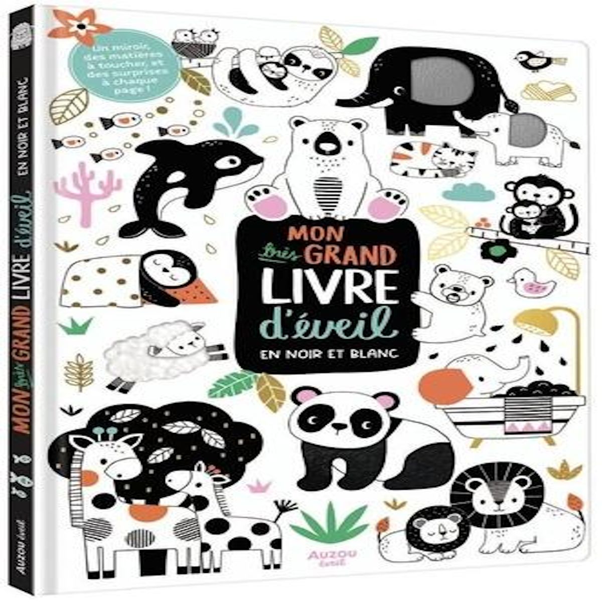 MON TRES GRAND LIVRE D'EVEIL EN NOIR ET BLANC, Kendall Wendy