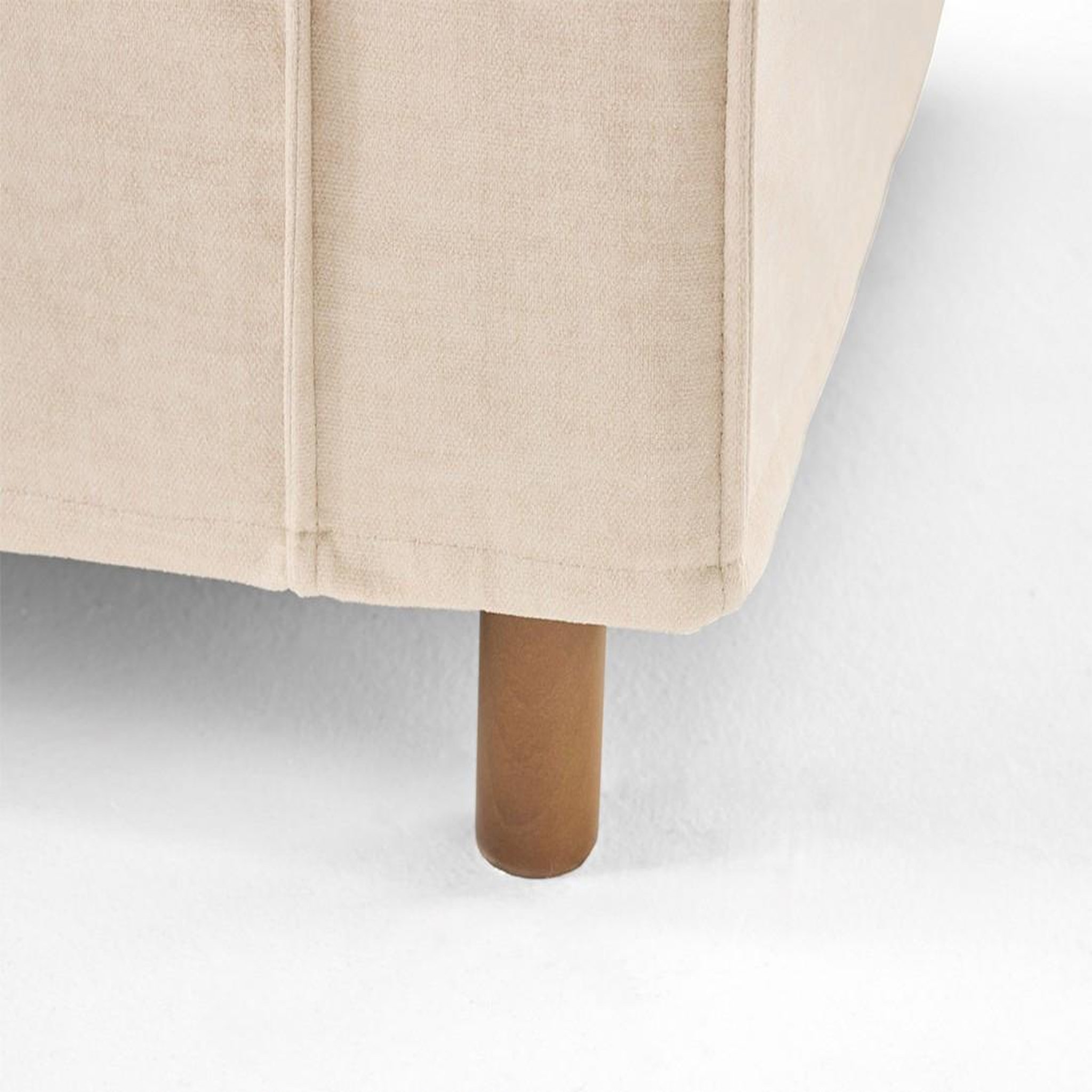 Voir la diapositive 2 : LISA DESIGN Jake - canapé déhoussable d'angle gauche 5 places en velours