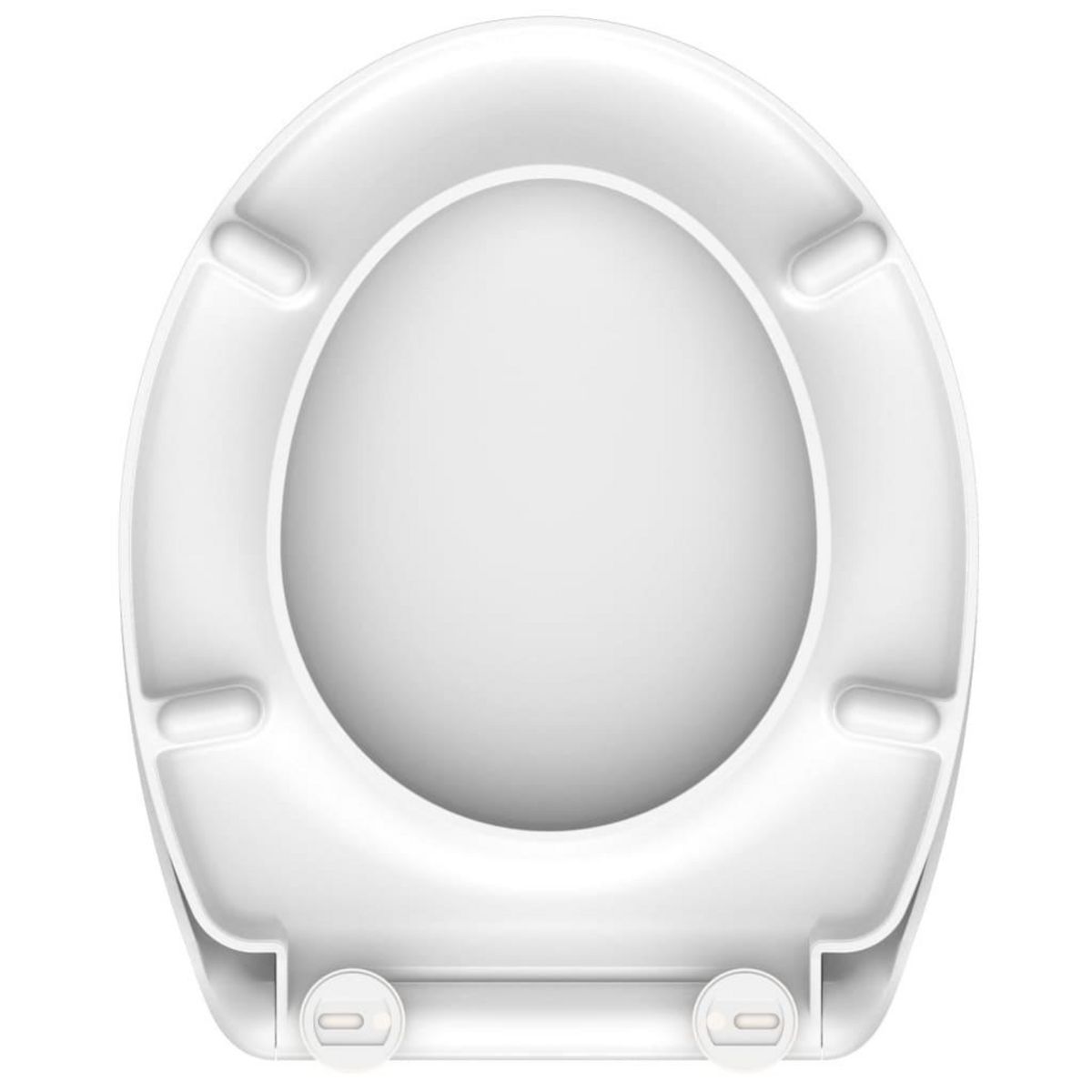 SCHUTTE SCHÜTTE Siege de toilette WHITE duroplast