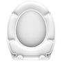 Voir la diapositive 5 : SCHUTTE SCHÜTTE Siege de toilette WHITE duroplast