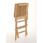 MACABANE HARRIS - Ensemble de 2 fauteuils de jardin Java en bois Teck