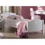 Paris Prix Pack - Lit Enfant & Sommier  Amori  90x200cm Blanc