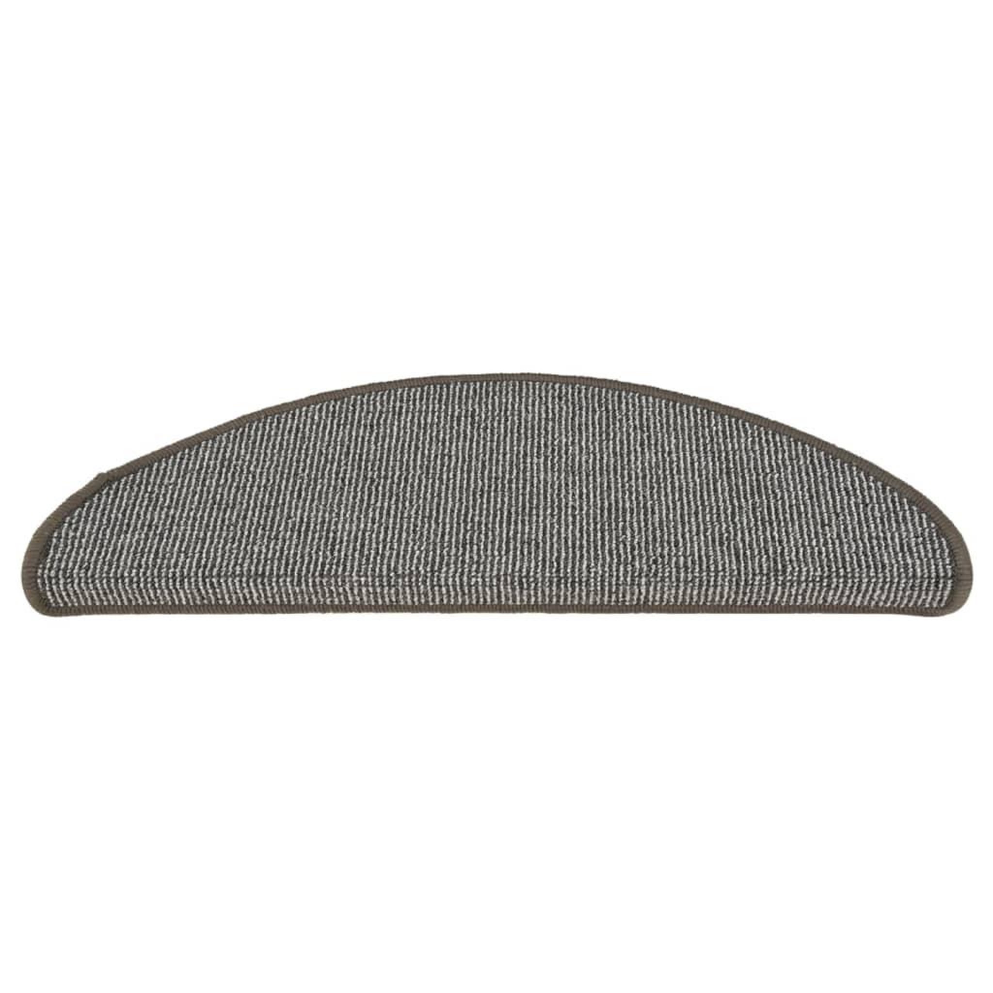 Voir la diapositive 4 : VIDAXL Tapis de marches d'escalier 15 pcs Gris 65x21x4 cm