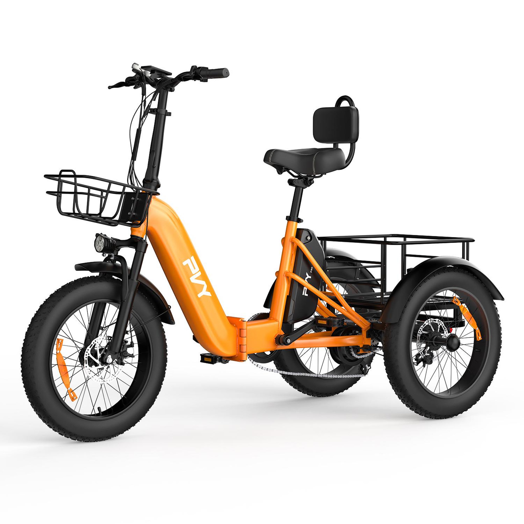 Voir la diapositive 4 : PVY Tricycle électrique de cargaison de pvy f20
