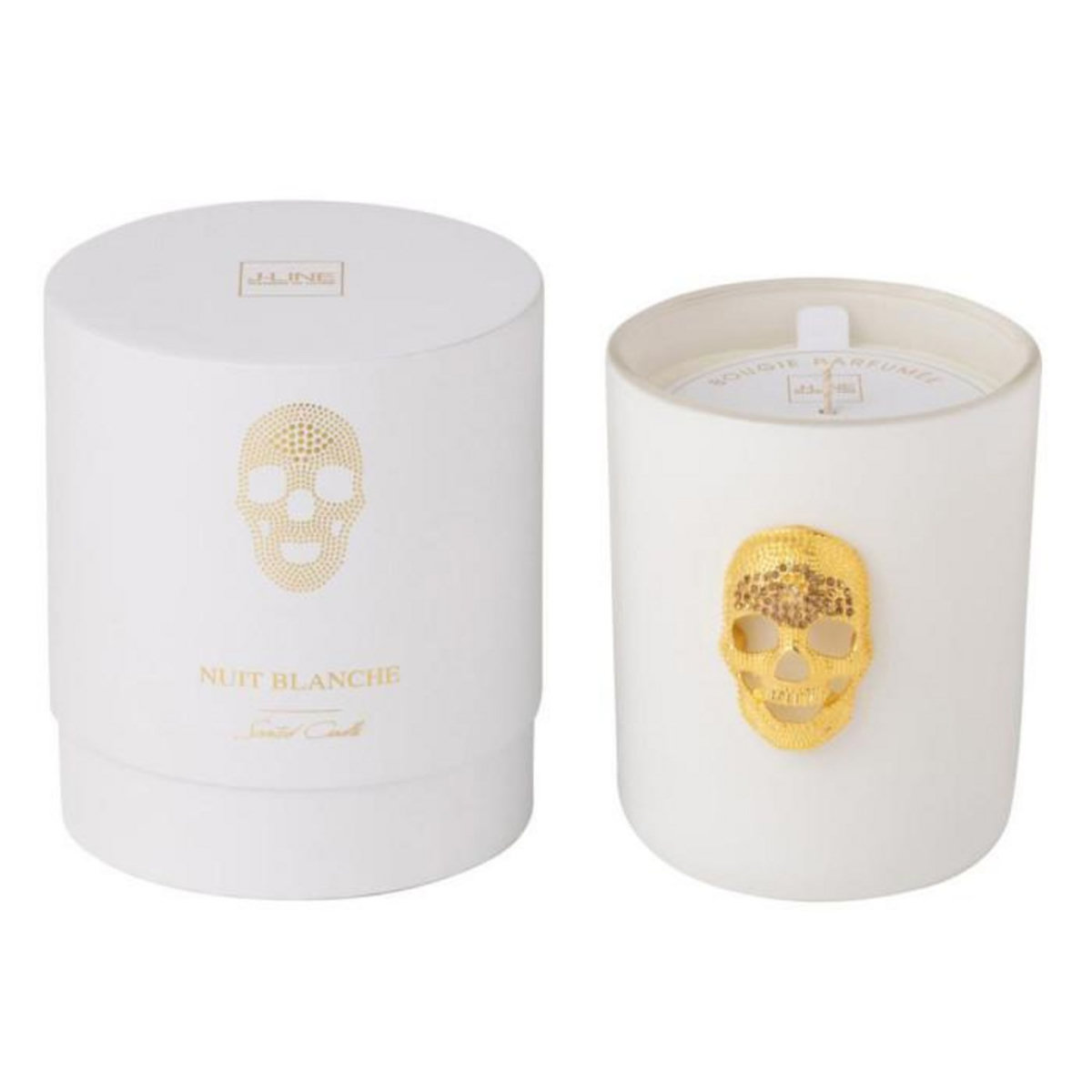 Paris Prix Bougie Parfumée  Crane Nuit  13cm White Floral Tonk