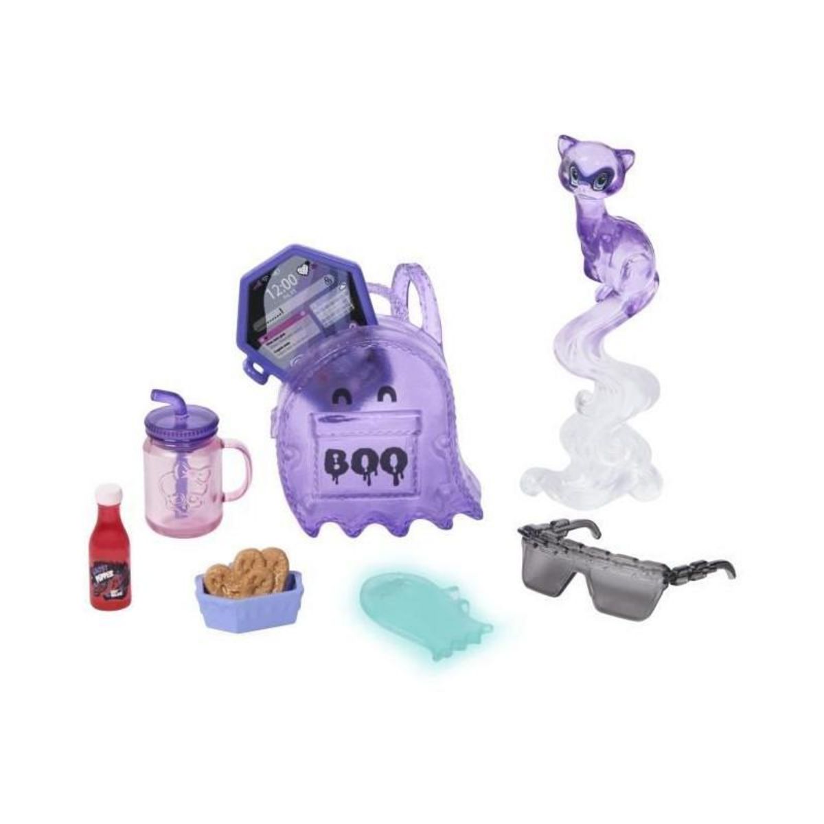 MONSTER HIGH Monster High-Spectra Vondergeist-Poupée, furet Rhuen et accessoires HXH77