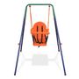 Voir la diapositive 2 : VIDAXL Balançoire pour enfants avec harnais de securite Orange