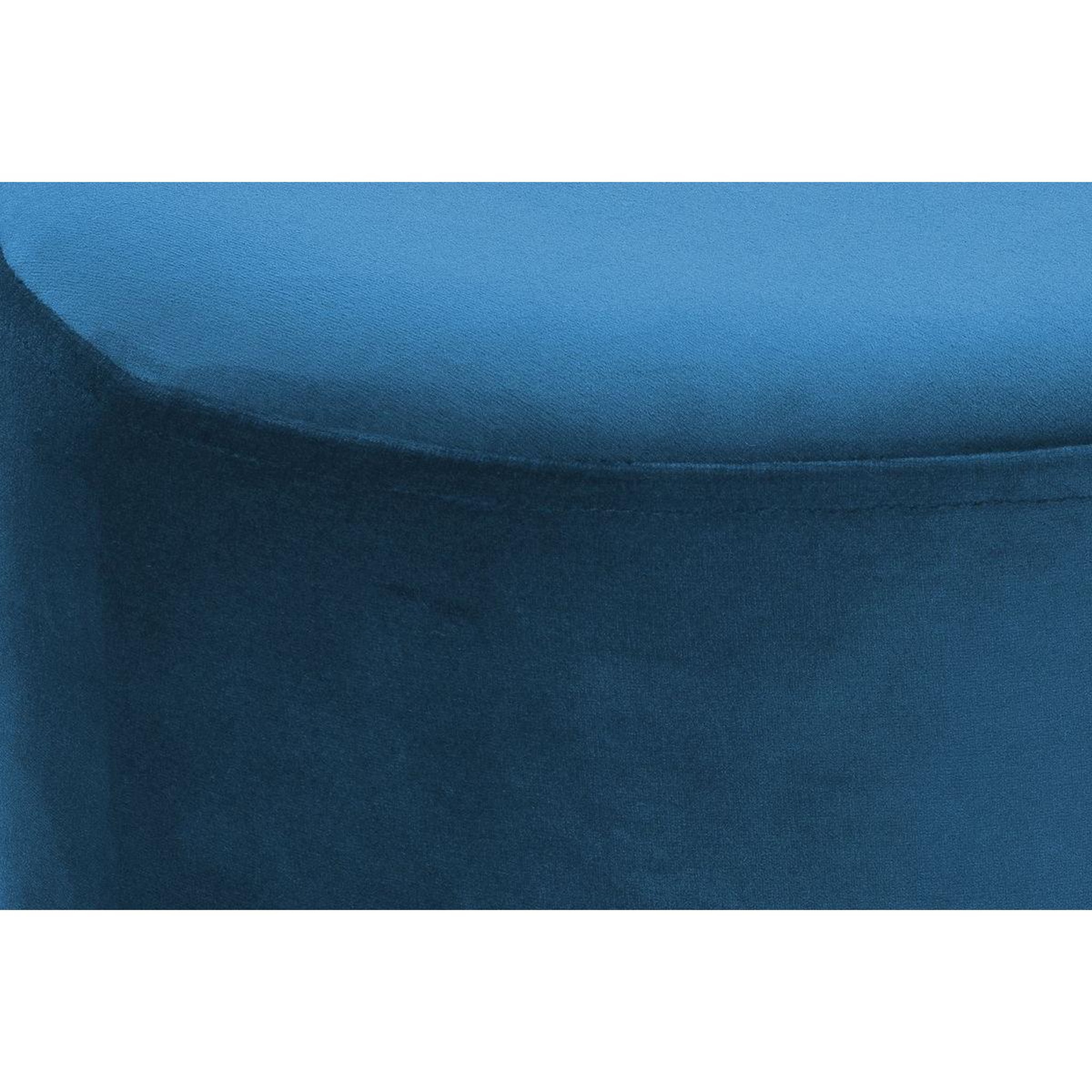 Voir la diapositive 3 : Paris Prix Pouf rond design  nano  42cm bleu