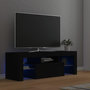 Voir la diapositive 1 : VIDAXL Meuble TV avec lumieres LED noir 120x35x40 cm