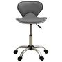 Voir la diapositive 2 : VIDAXL Chaise de bureau Gris Similicuir