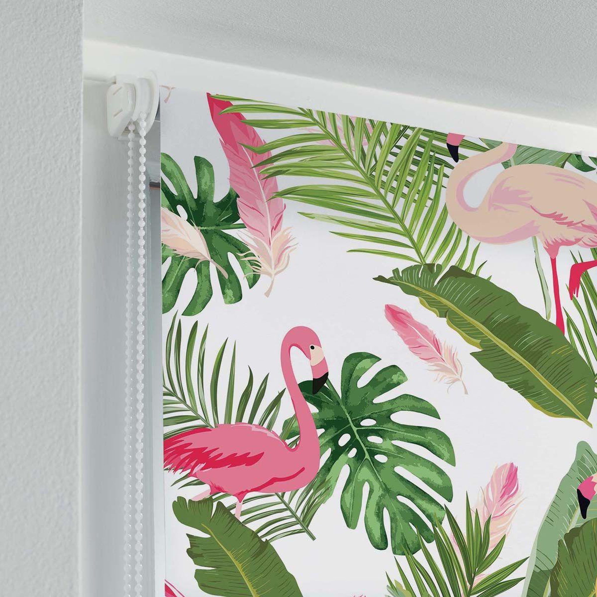 Voir la diapositive 2 : Douceur d'Intérieur Store enrouleur tamisant  zootica  60x90cm vert