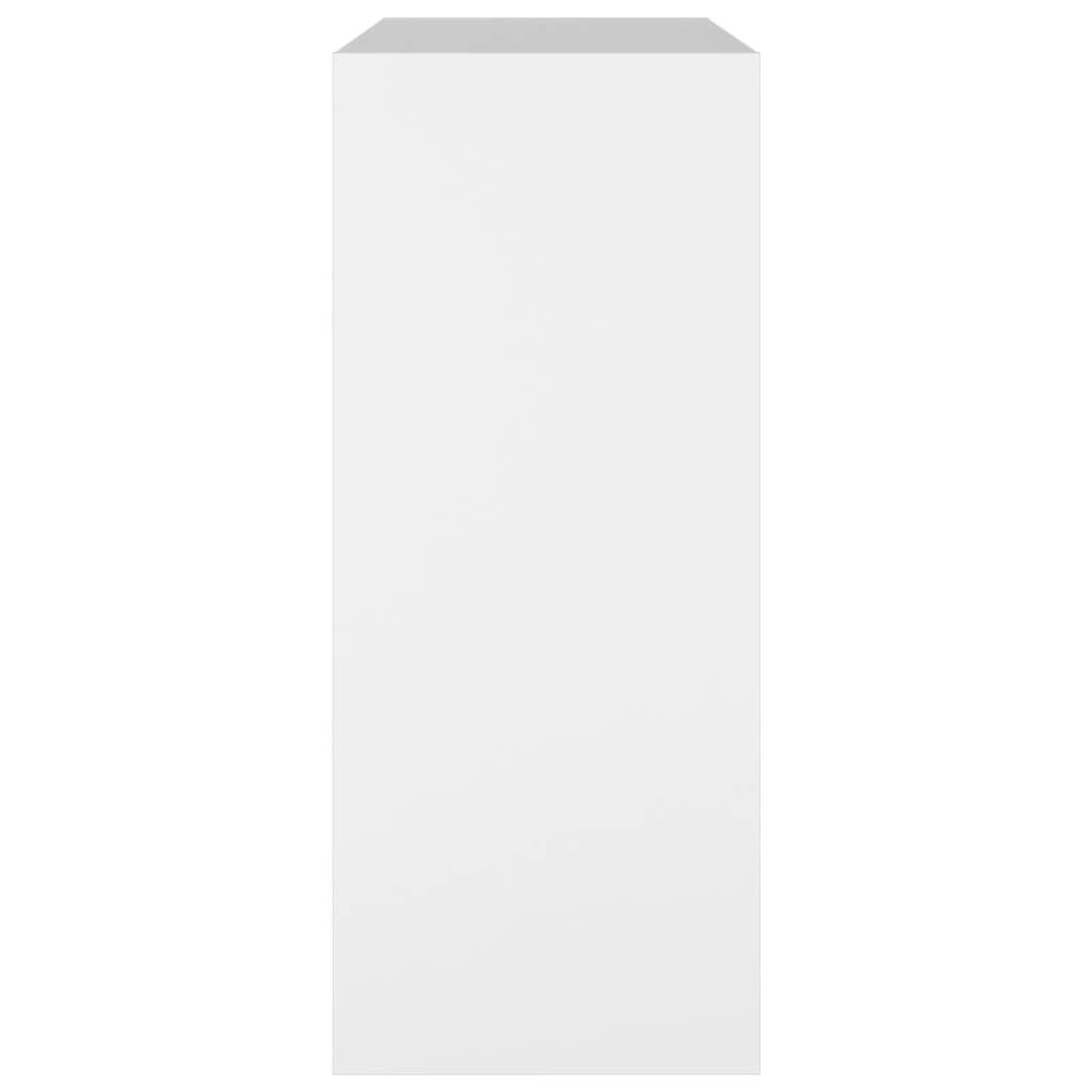 Voir la diapositive 4 : VIDAXL Bibliotheque/Separateur de piece Blanc 80x30x72 cm