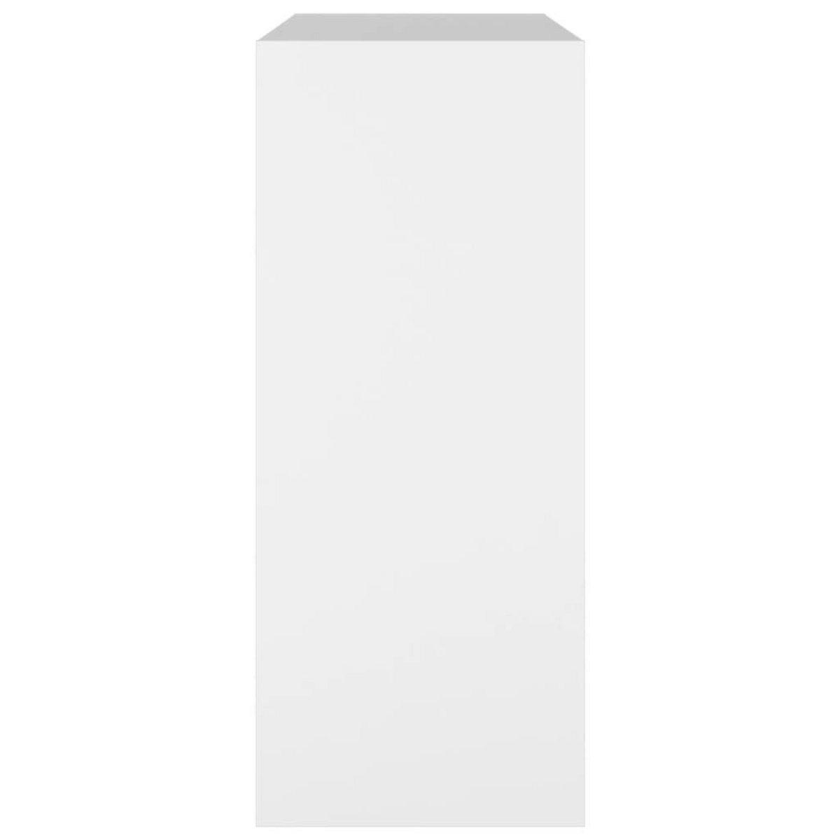 VIDAXL Bibliotheque/Separateur de piece Blanc 80x30x72 cm