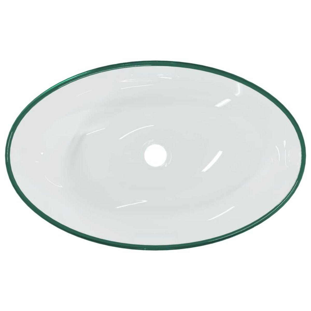 VIDAXL Lavabo Verre trempe 54,5x35x15,5 cm Transparent