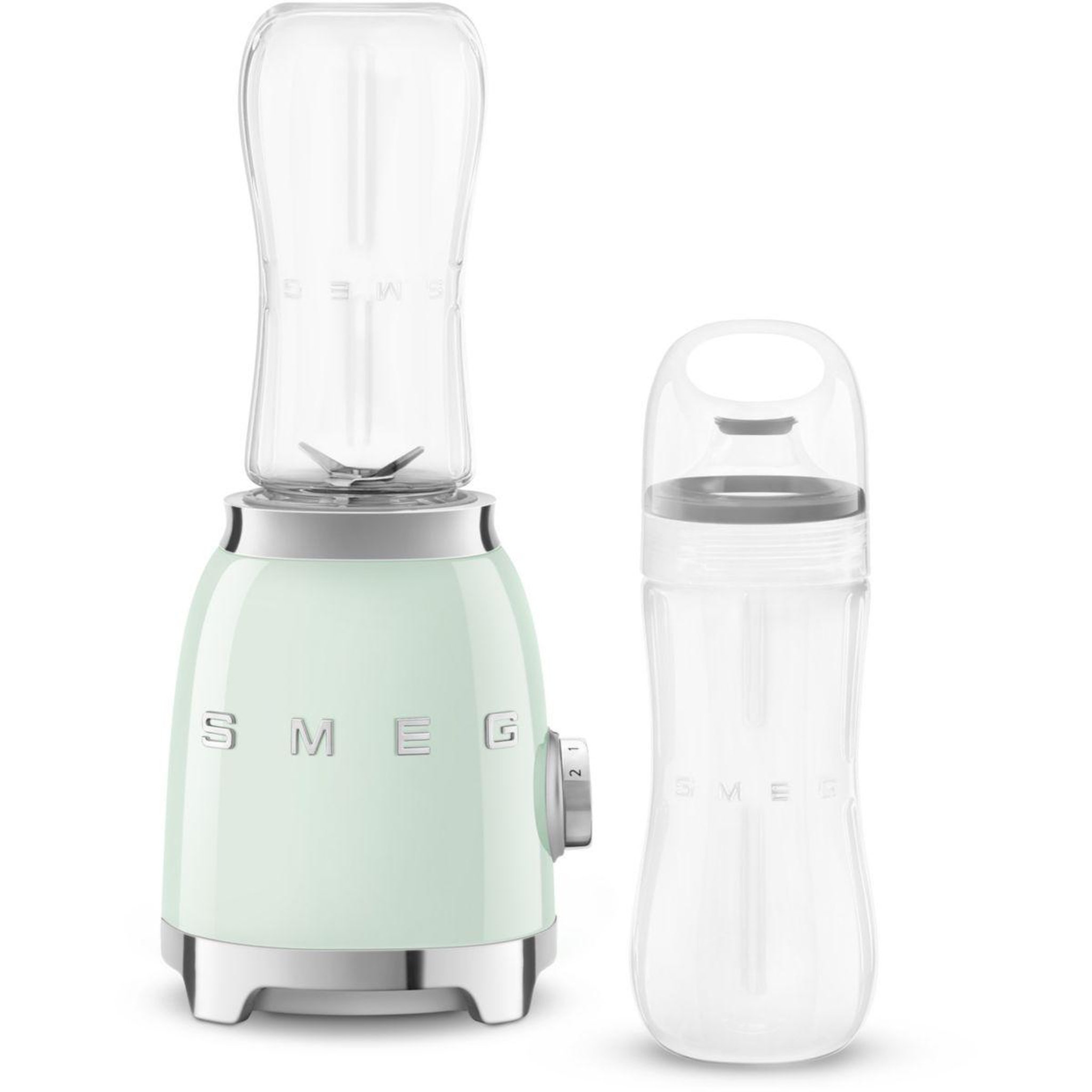 Voir la diapositive 4 : SMEG Blender pbf01pgeu mini vert d'eau