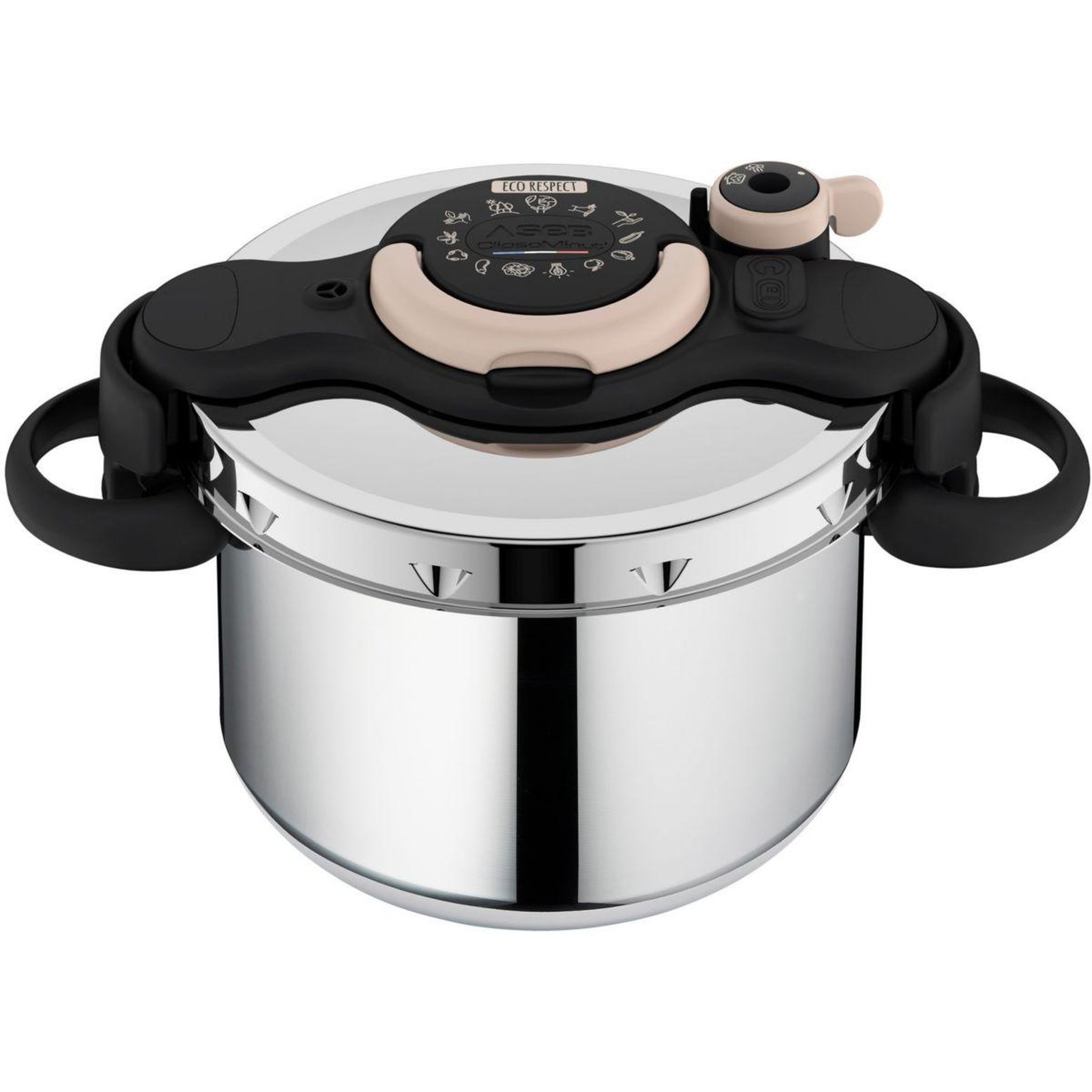 Voir la diapositive 2 : SEB Autocuiseur clipsominut' eco compact+ 9l