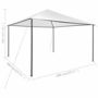 Voir la diapositive 6 : VIDAXL Tonnelle 4x4x3 m Blanc 180 g/m^2