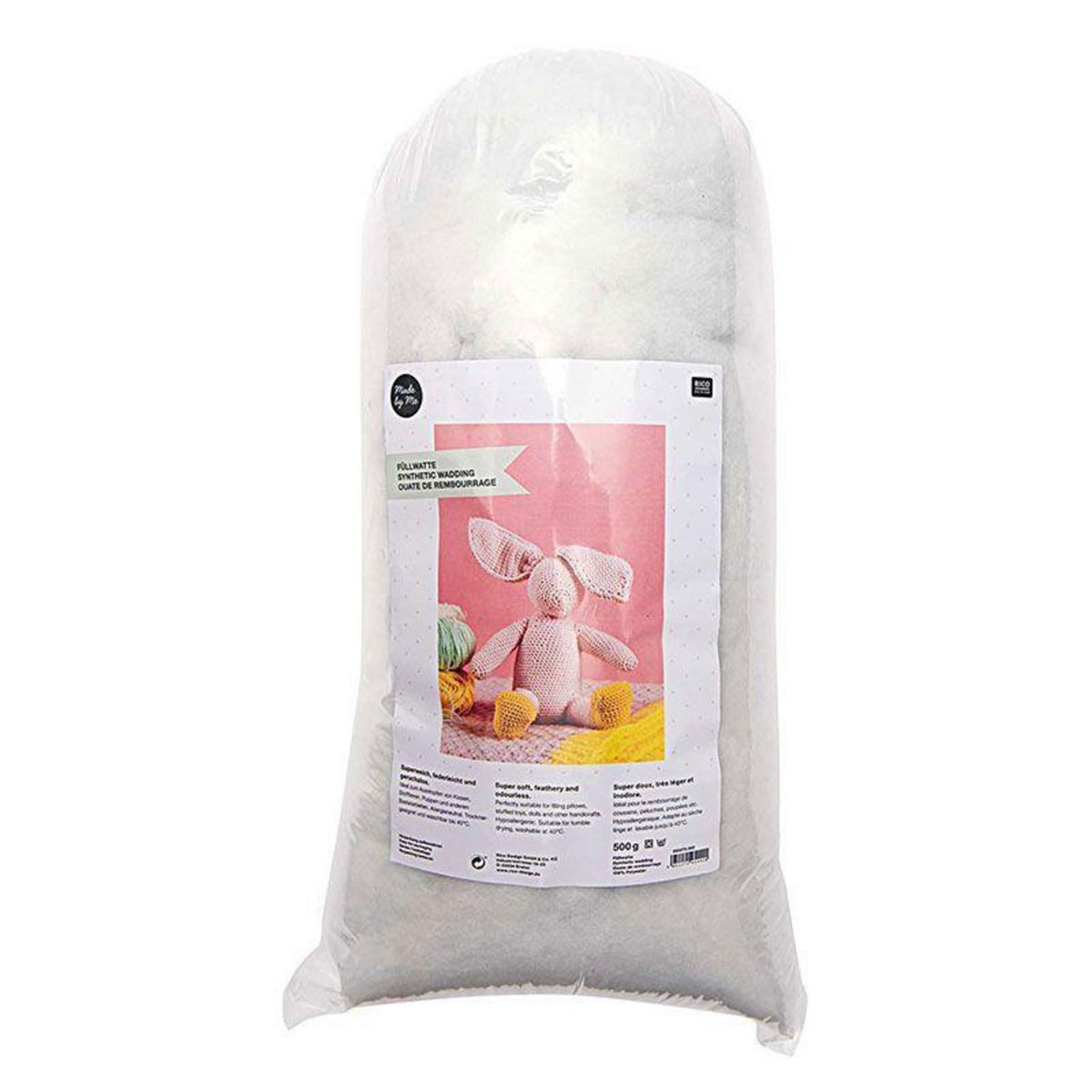 RICO DESIGN Ouate de rembourrage en polyester - 500 grammes