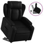 Voir la diapositive 2 : VIDAXL Fauteuil inclinable Noir Similicuir