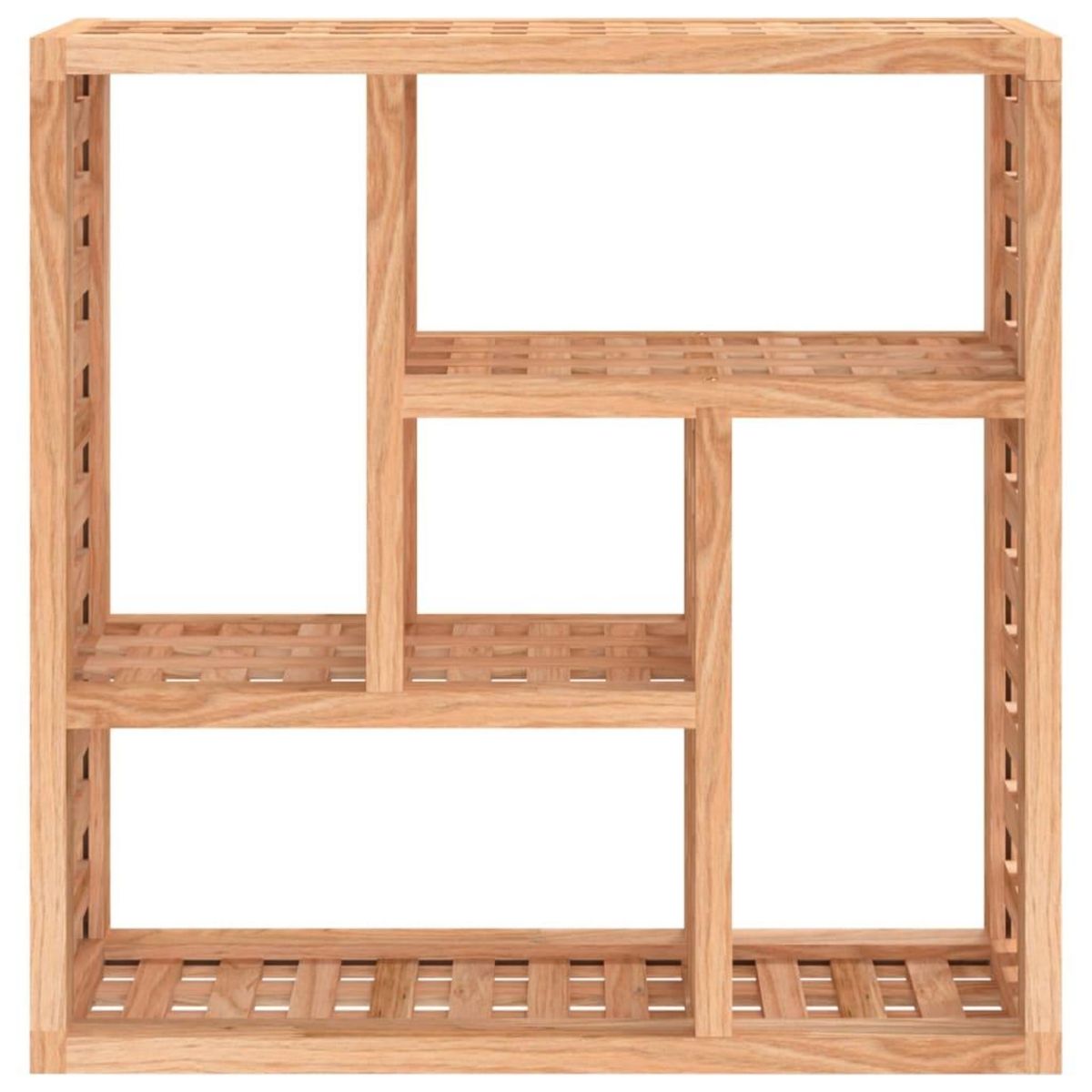 VIDAXL Etagere murale 49x15x49 cm Bois massif de noyer