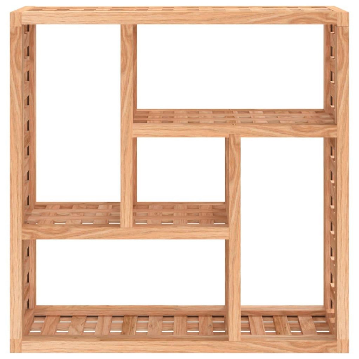 VIDAXL Etagere murale 49x15x49 cm Bois massif de noyer