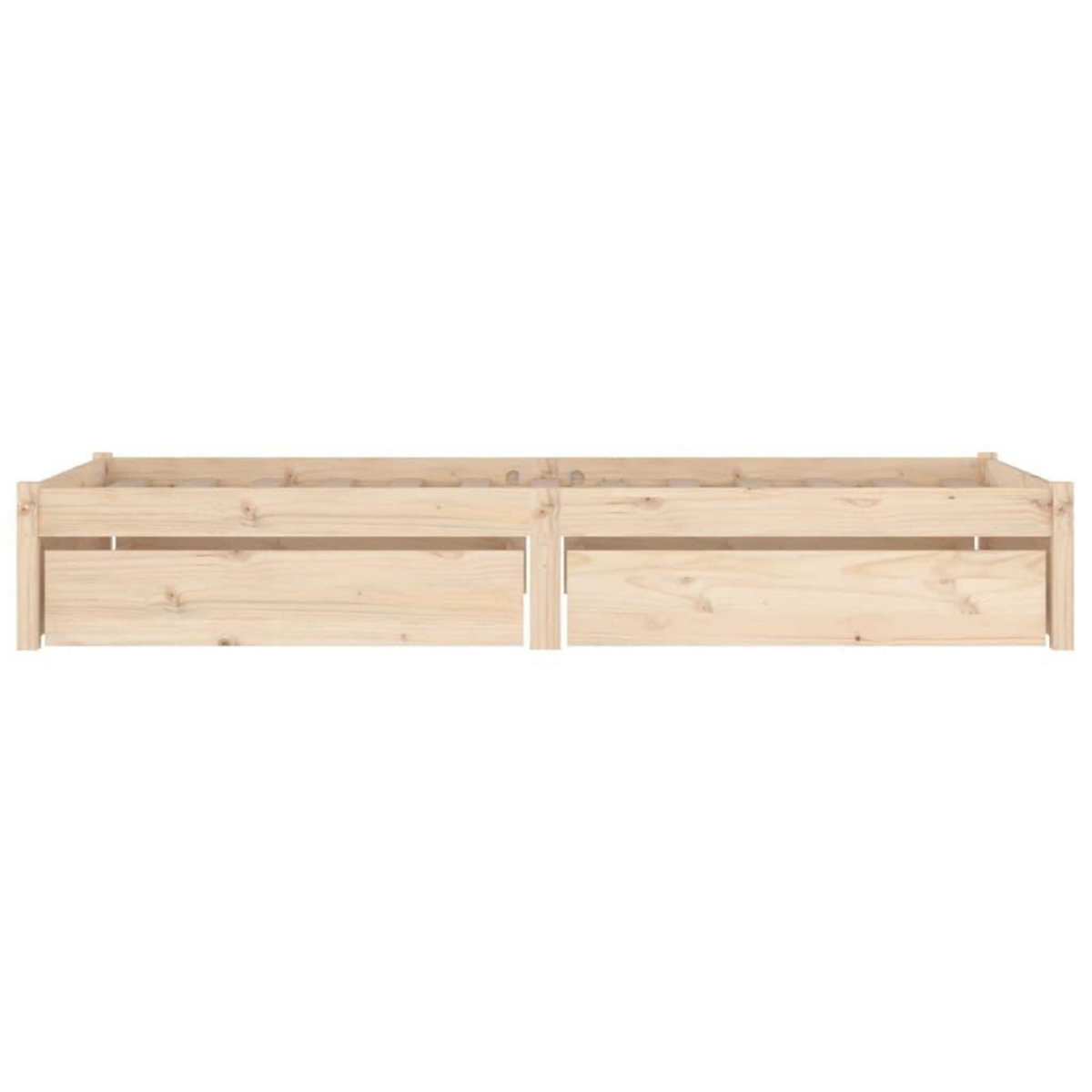 VIDAXL Cadre de lit sans matelas avec tiroirs