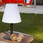 Voir la diapositive 6 : Lumisky Lampe de table solaire STANDY MINI Blanc Acier H36cm
