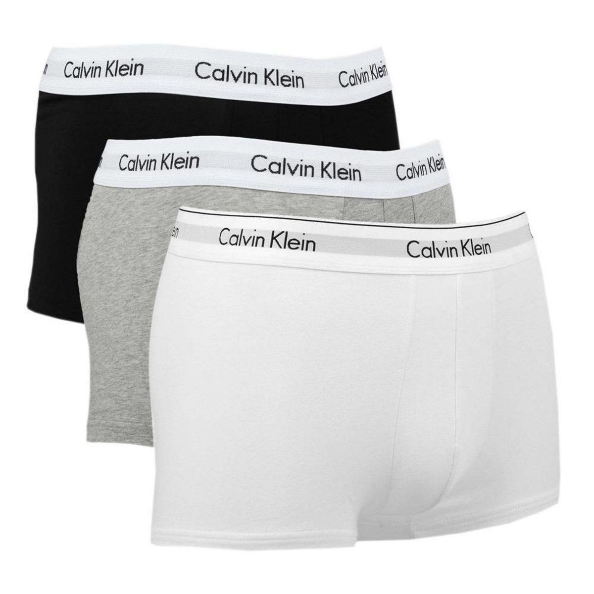 CALVIN KLEIN JEANS x3 Boxers Noir/Gris/ Homme Calvin Klein Rise