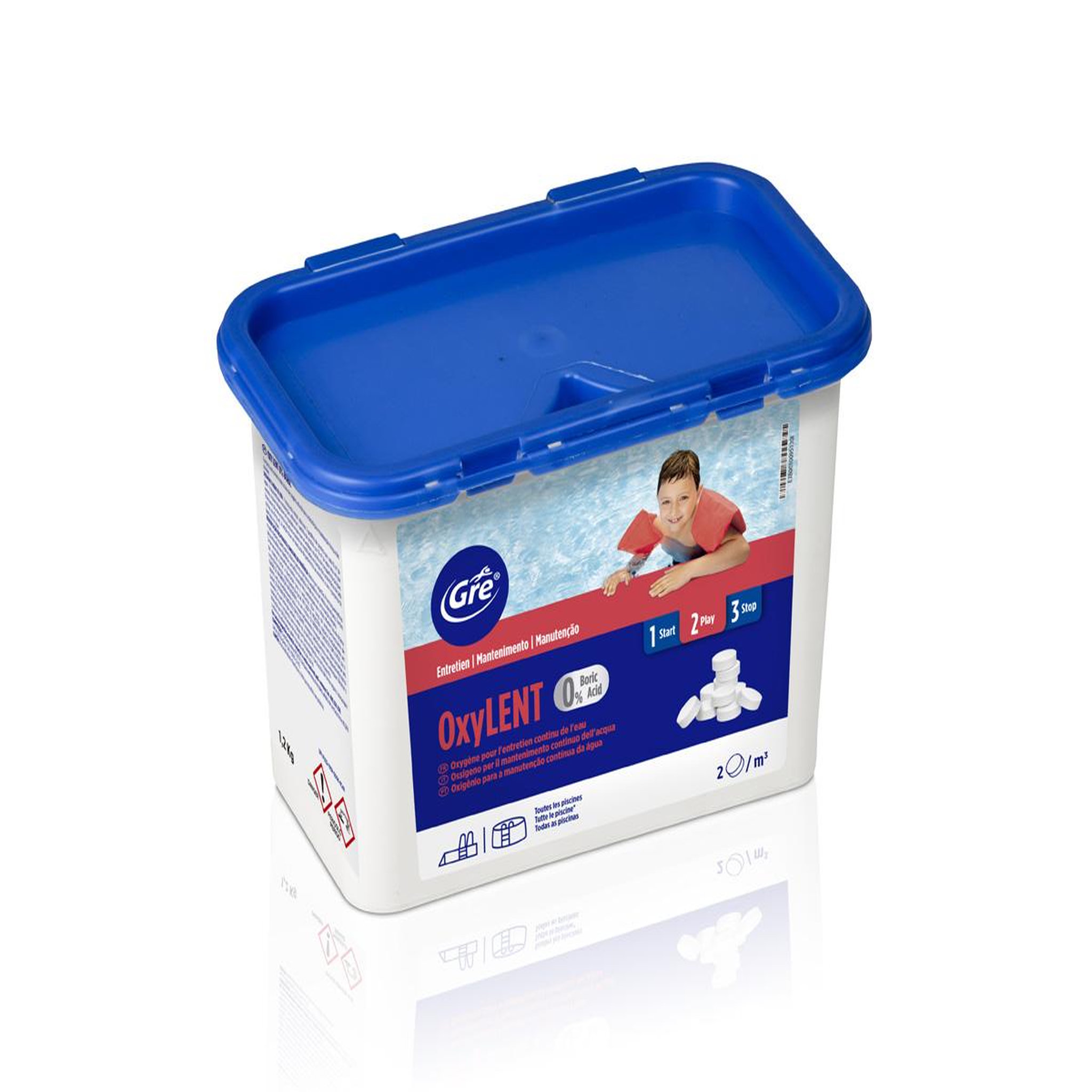 GRE Oxygène actif sans acide borique 1,2 kg - gré