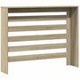 Voir la diapositive 5 : VIDAXL Cache-radiateur chene sonoma 104x20x82 cm bois d'ingenierie